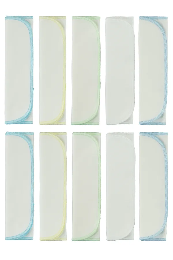 Bebek Ağız Bezi ve Mendili 0-24 Ay Mavi - Paket