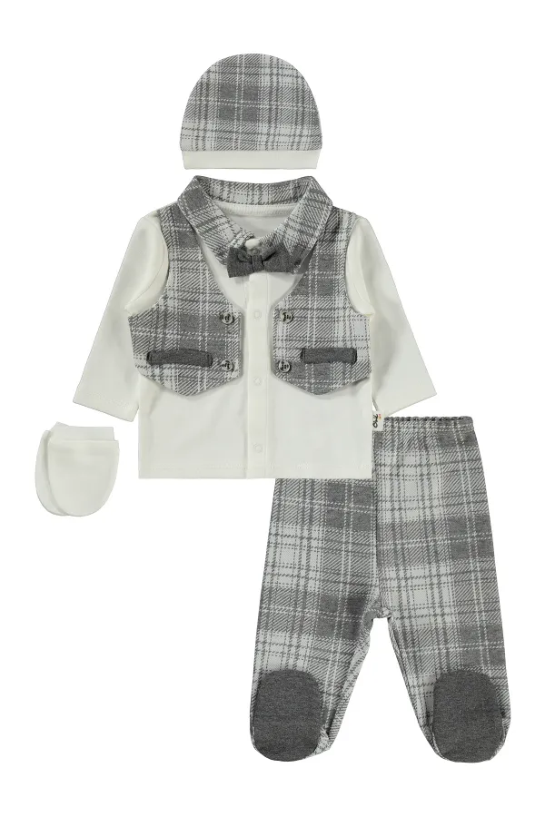 Baby Bodysuit Sets 0-24 Months Plaid - Pack