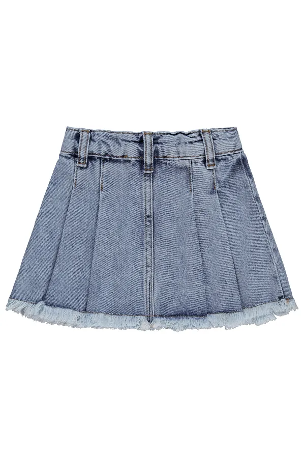 Girls' Skirt, Ages 2-5, Blue - Package