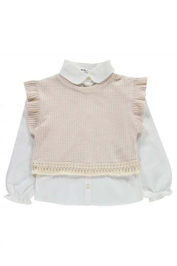 Girls' Team Set, Ages 6-9, Beige - Package