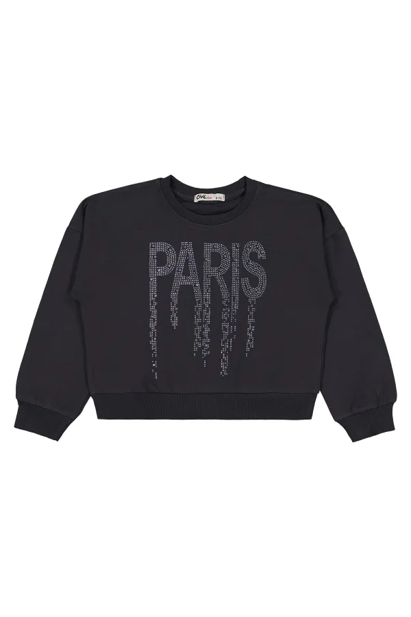 Combinaison fille anthracite 6-9 ans - Emballage