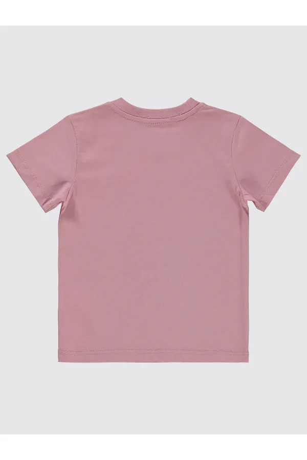 T-shirt garçon 2-5 ans Rose poudré - Emballage