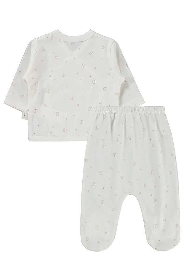 Bebek Zıbın Takımları 0-24 Ay Ekru - Paket