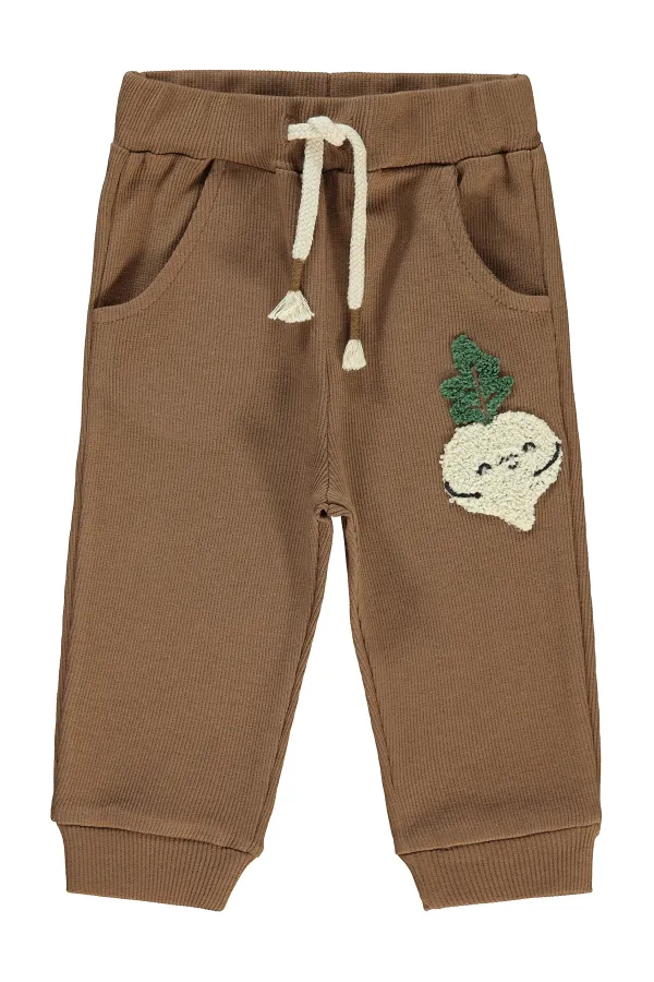 Bebek Eşofman Altı 6-18 Ay Kahve - Paket