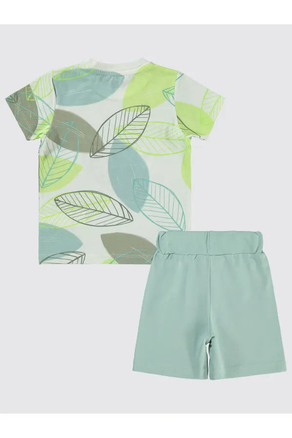 Erkek Çocuk Takım 2-5 Yaş Açık Çağla Yeşili - Paket