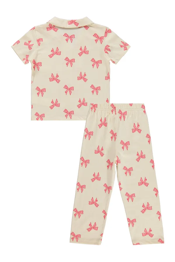 Ensemble pyjama fille, 2-5 ans, ivoire - Emballage