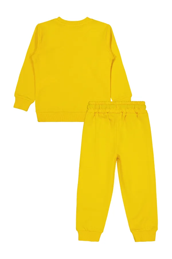 Boys Tracksuit Set 2-5 Years Old Yellow - Package