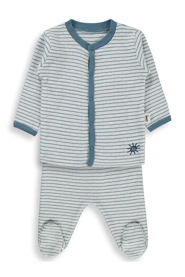 Bebek Pijama Takımı 0-24 Ay Ekru - Paket