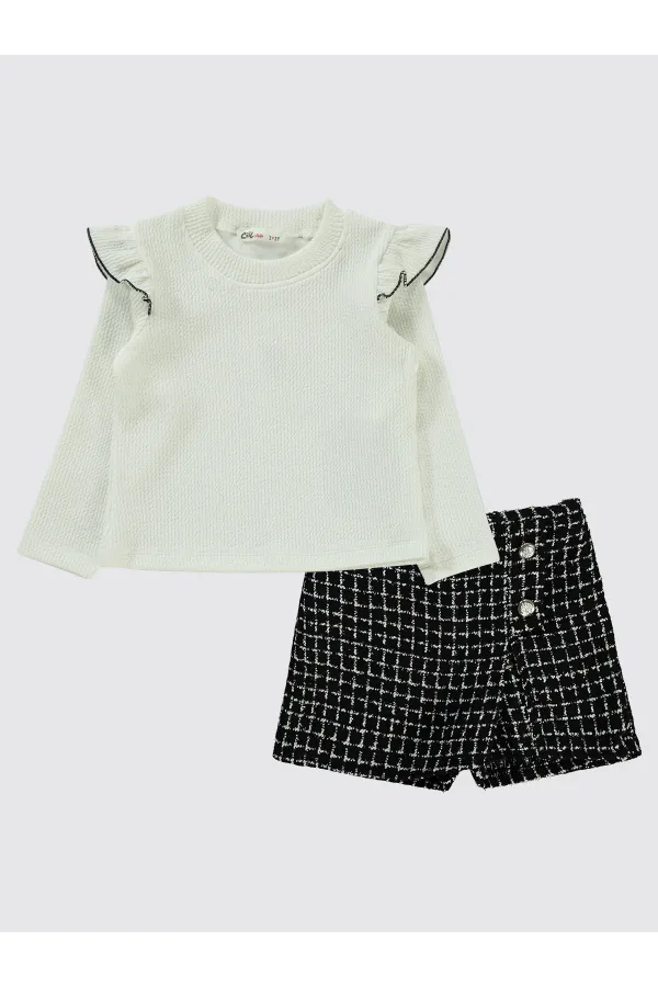 Ensemble noir pour filles de 2 à 5 ans - Emballage