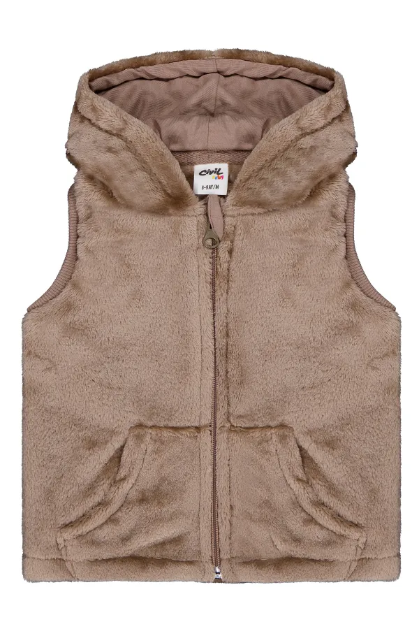 Bebek Yelek 0-24 Ay Kahverengi - Paket