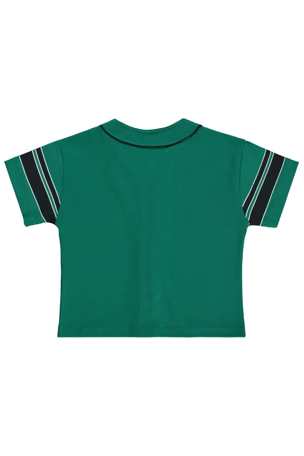 T-shirt garçon, 2-5 ans, vert - Lot