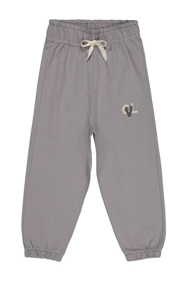 Bas de survêtement gris pour garçon de 2 à 5 ans - Lot