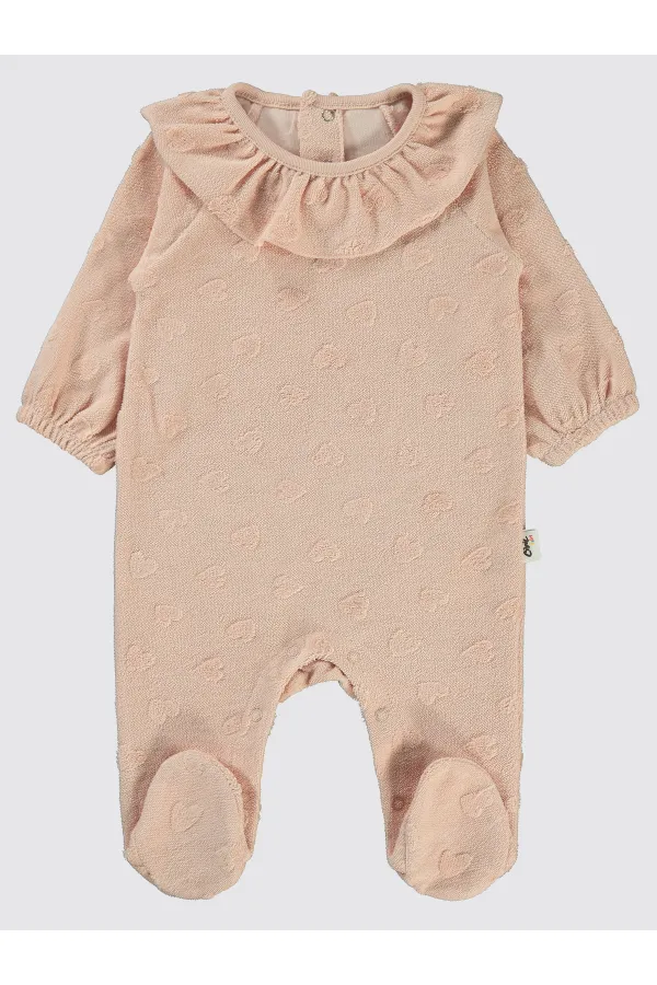 Combinaison bébé 0-24 mois, couleur poudre - Emballage