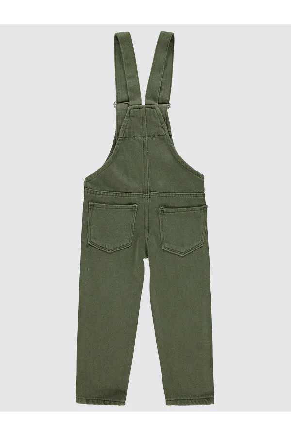 Robe trapèze fille 2-5 ans kaki - Emballage