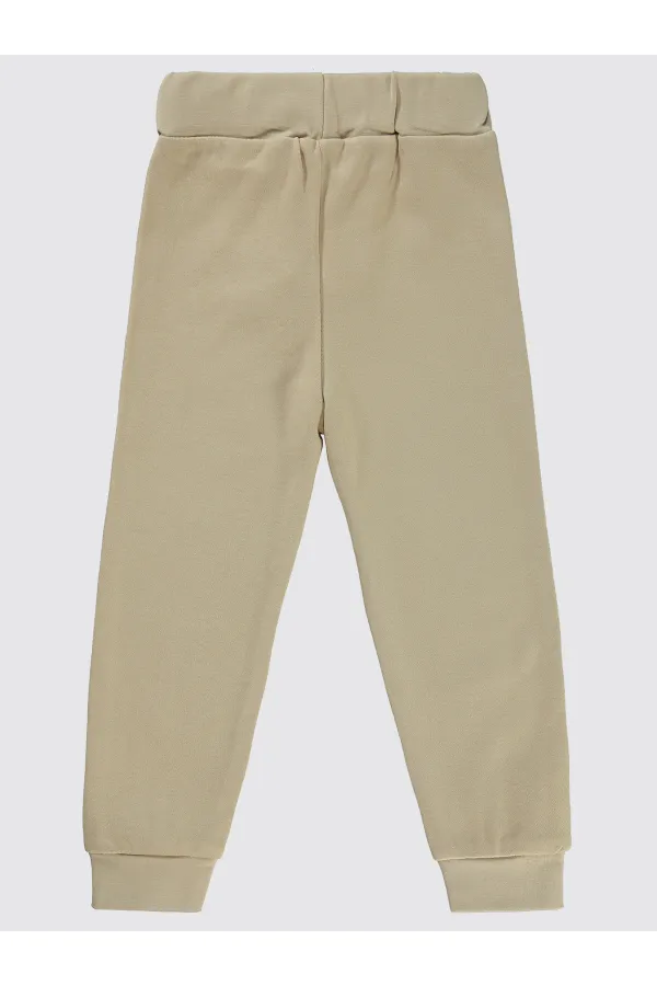 Bas de survêtement garçon Km 2-5 ans Beige - Emballage