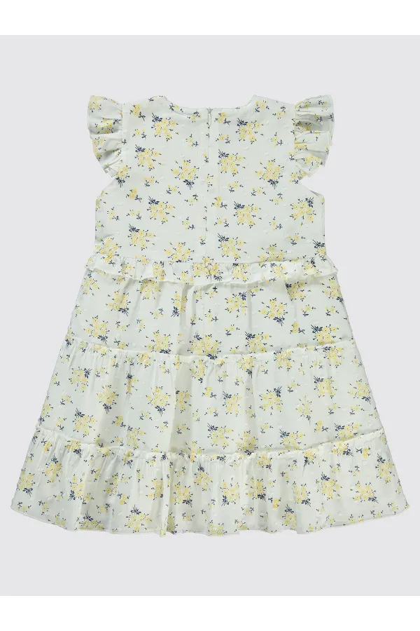 Girl's Vest and Dress 6-9 Years Yellow - Package