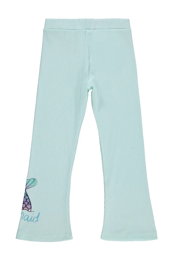 Leggings pour filles, 6-9 ans, vert menthe clair - Lot