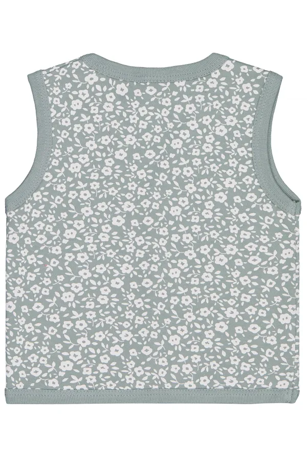 Gilet bébé vert 0-24 mois - Emballage