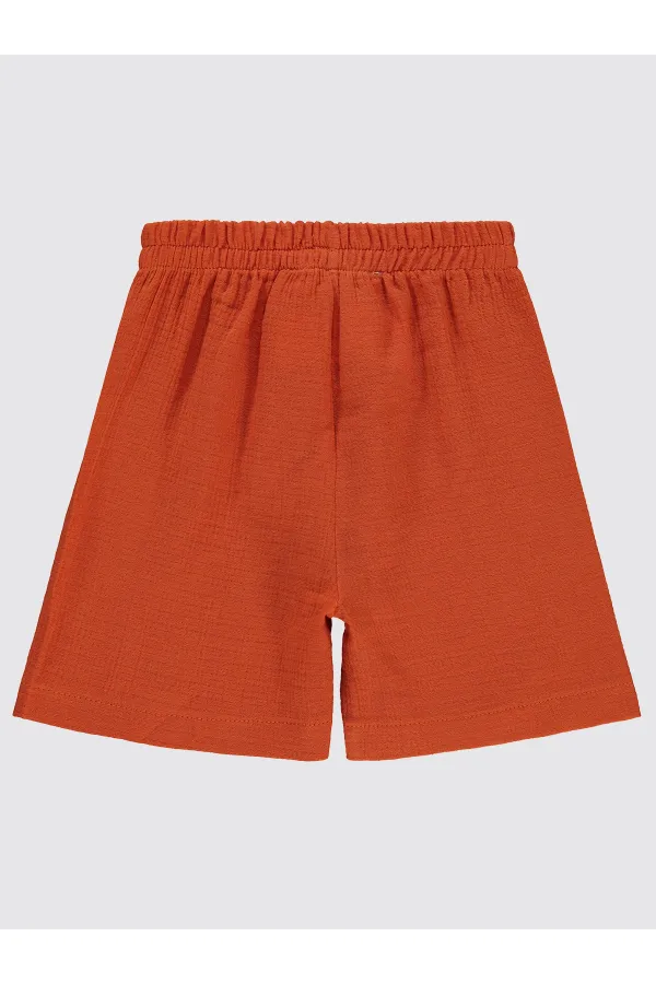 Short garçon orange 2-5 ans - Paquet