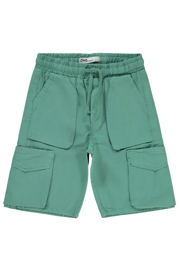 Erkek Çocuk Kapri 6-9 Yaş Mint Yeşili - Paket