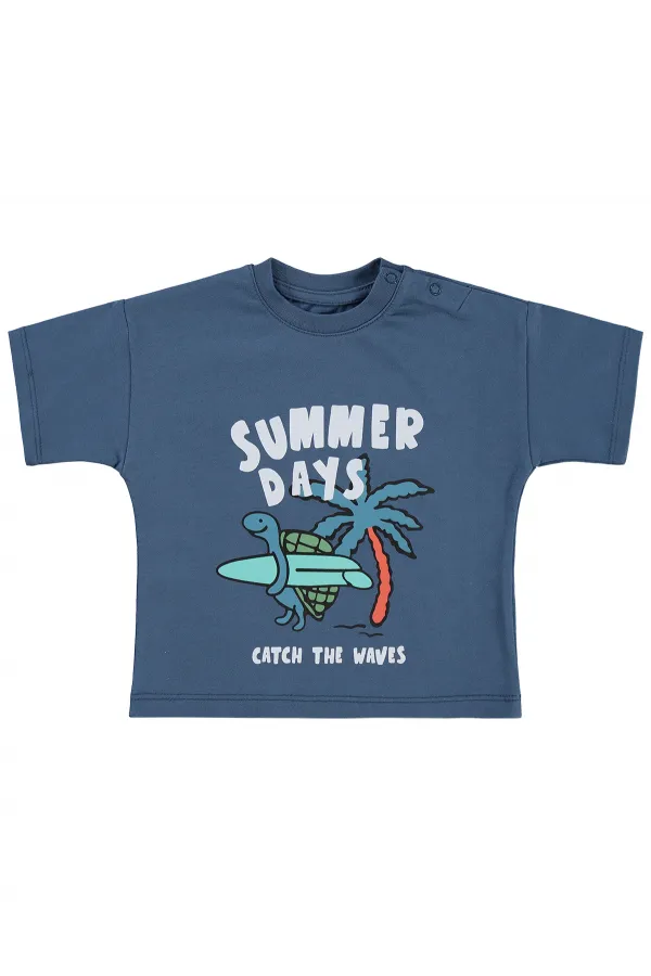 Lot de T-shirts bébé 0-24 mois indigo