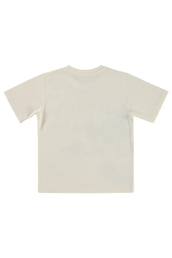 Boys' T-Shirt Km 2-5 Years Ecru - Package