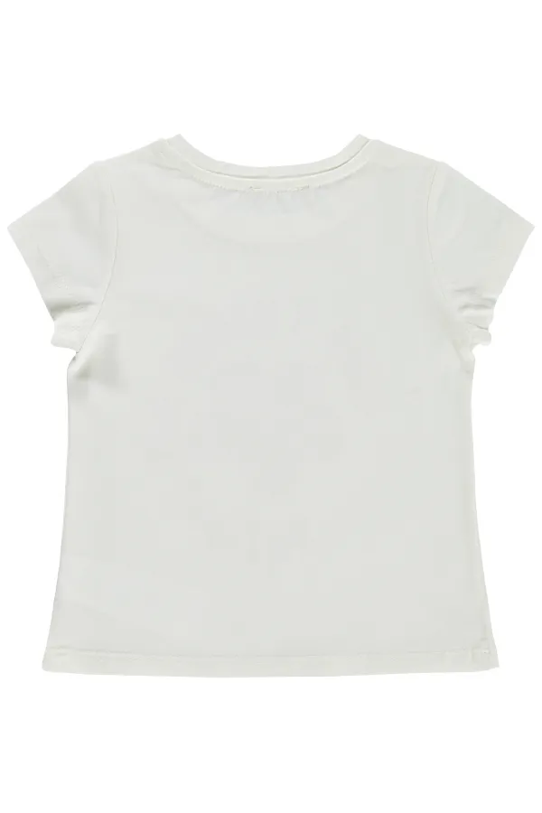 Girls' T-Shirt Km 2-5 Years Off-White - Package Girls' T-Shirt Km 2-5 Years Off-White - Package