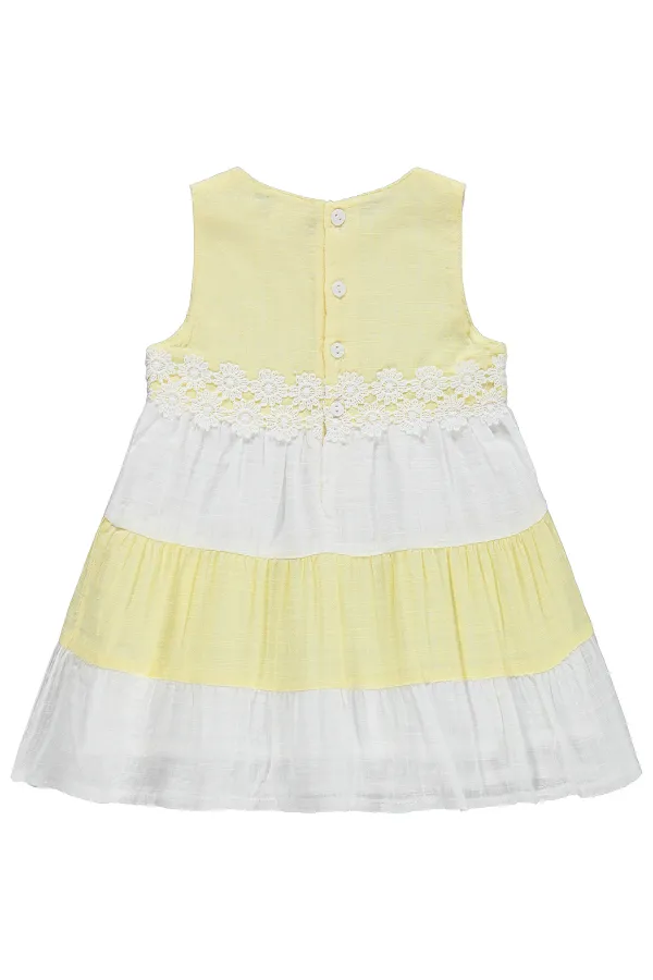 Bebek Jile ve Elbise 0-24 Ay Sarı - Paket