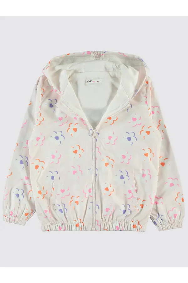 Kız Çocuk Yağmurluk 6-9 Yaş Pembe Şerbet - Paket