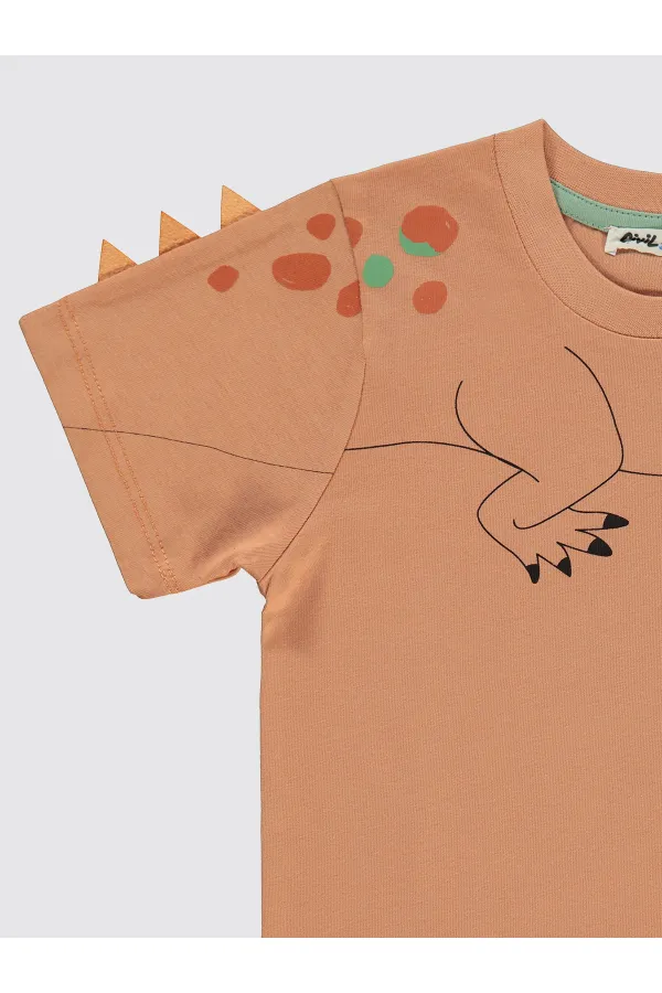 Erkek Çocuk Takım 2-5 Yaş Kiremit - Paket