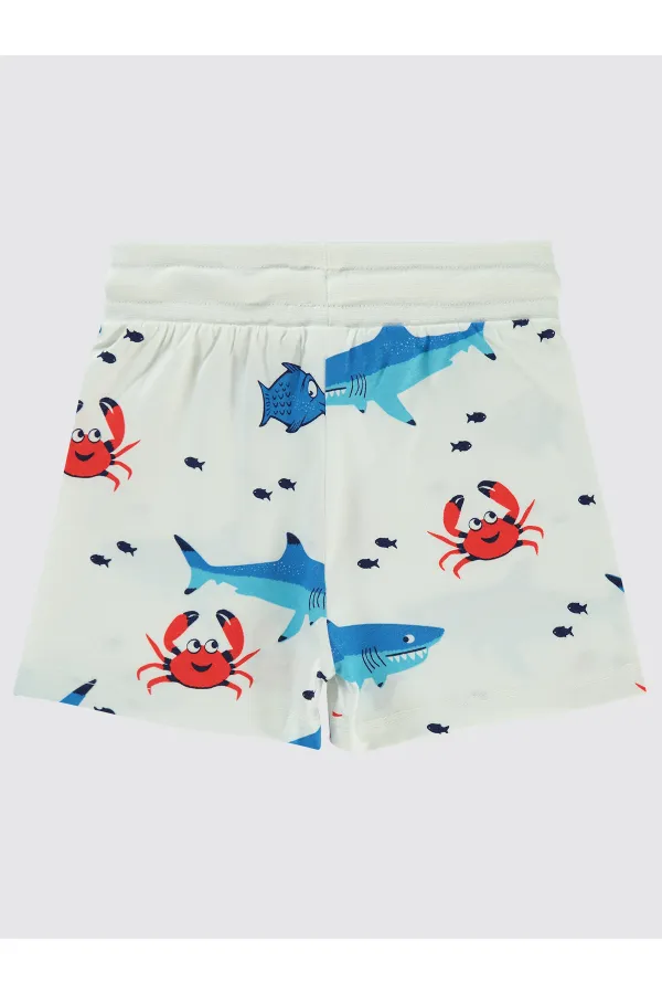 Shorty garçon 2-5 ans écru - Paquet