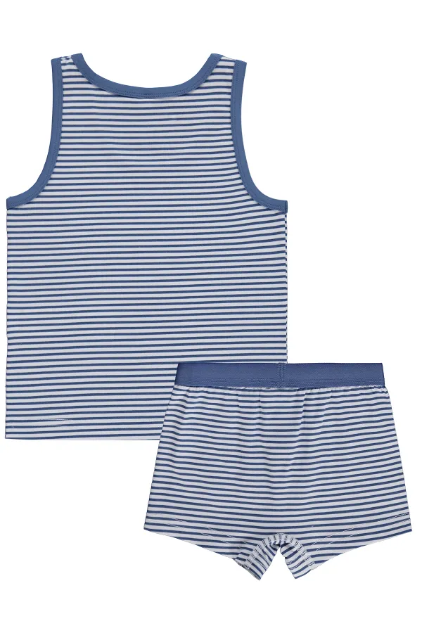 Erkek Çocuk İç Çamaşırı Takım 2-9 Yaş İndigo - Paket