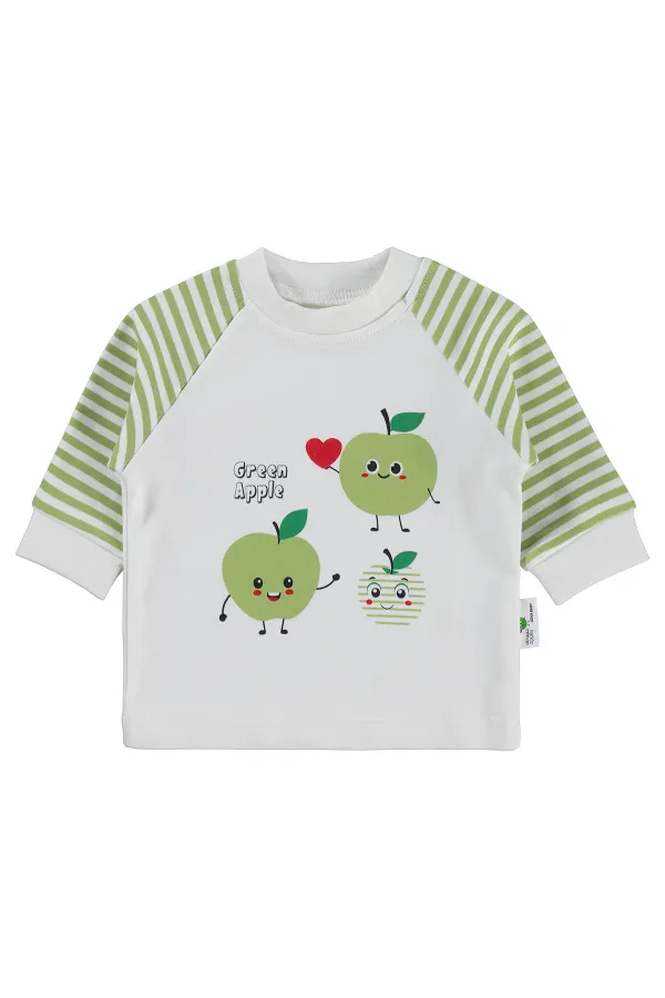 Sweat-shirt bébé 0-24 mois, écru - Emballage