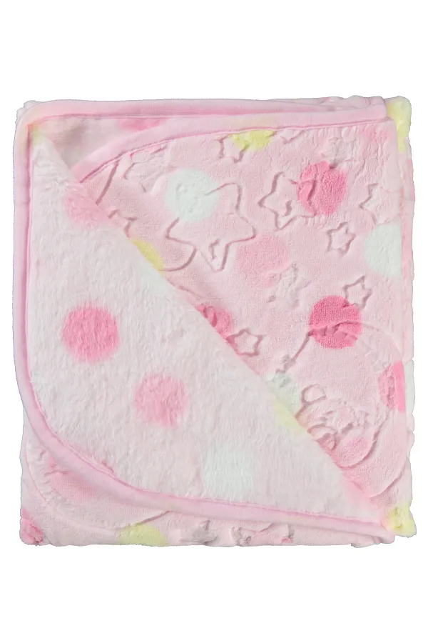 Couverture et lange pour bébé 0-24 mois rose - Emballage