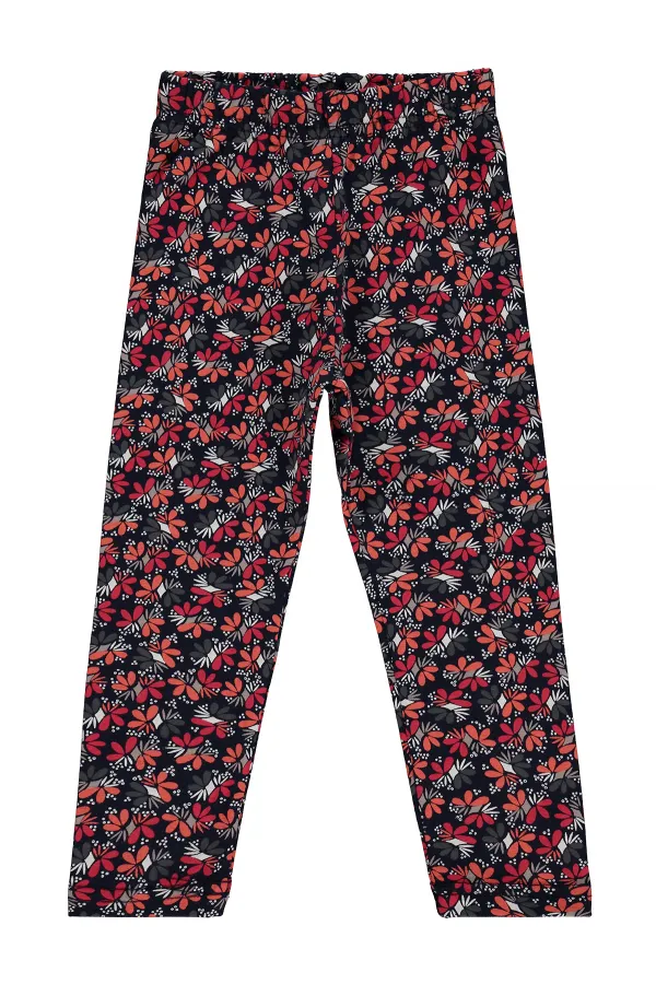 Kız Çocuk Tayt Km 2-5 Yaş Siyah - Paket