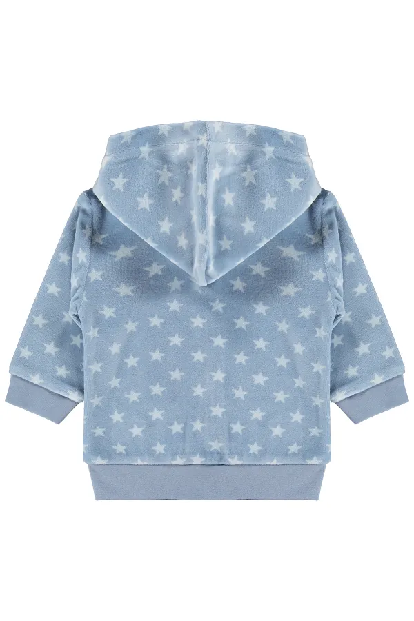 Gilet bébé bleu glacier 0-24 mois - Lot