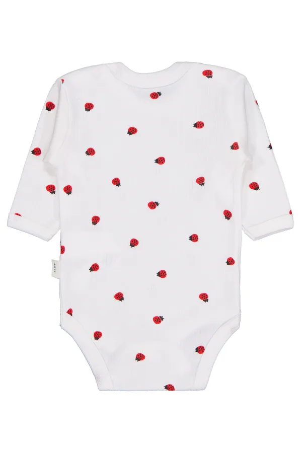 Baby Snap Bodysuit Km 0-24 Months Ecru - Package