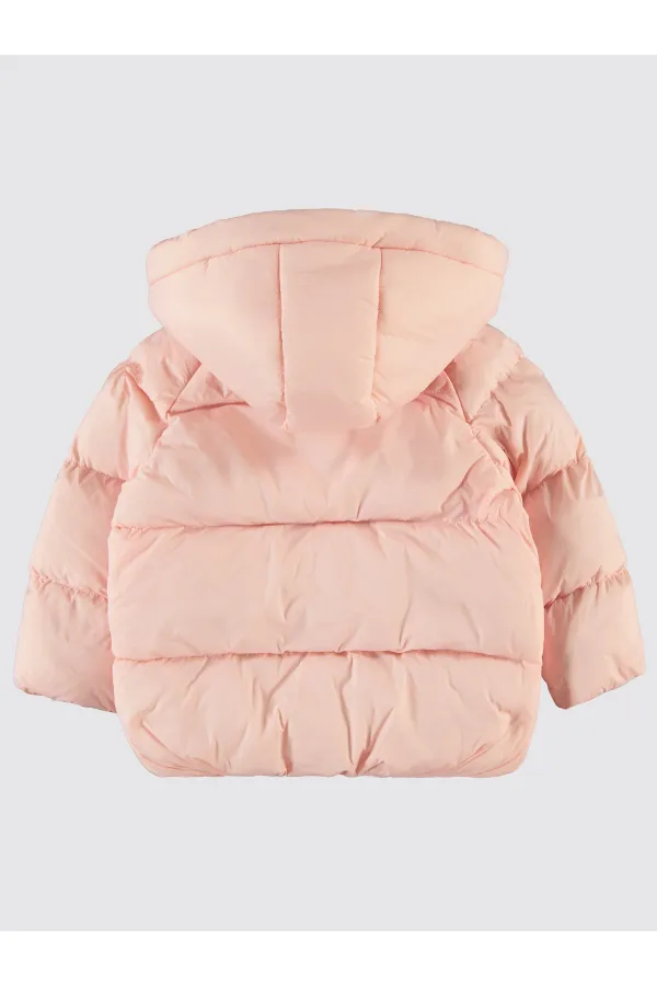 Kız Çocuk Mont 2-5 Yaş Pudra - Paket