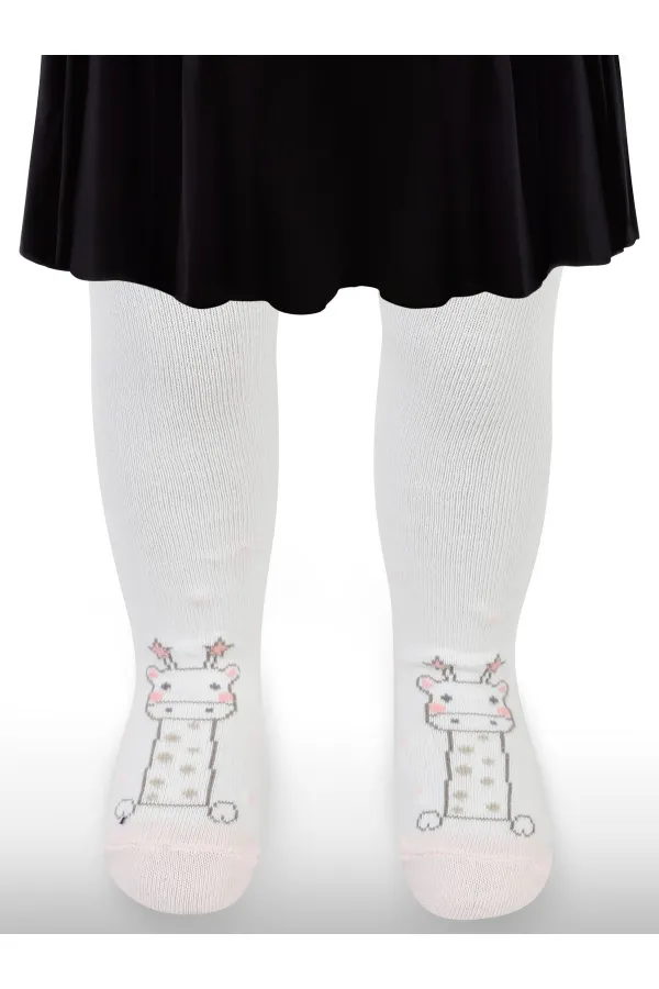 Collants pour bébé 0-24 mois couleur crème - Emballage