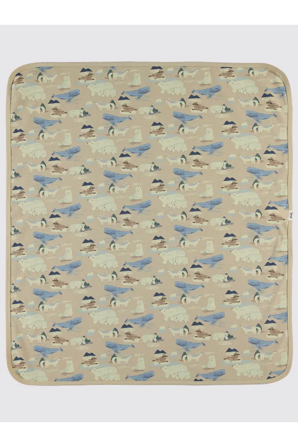 Bebek Battaniye ve Kundak 0-24 Ay Sütlükahve - Paket