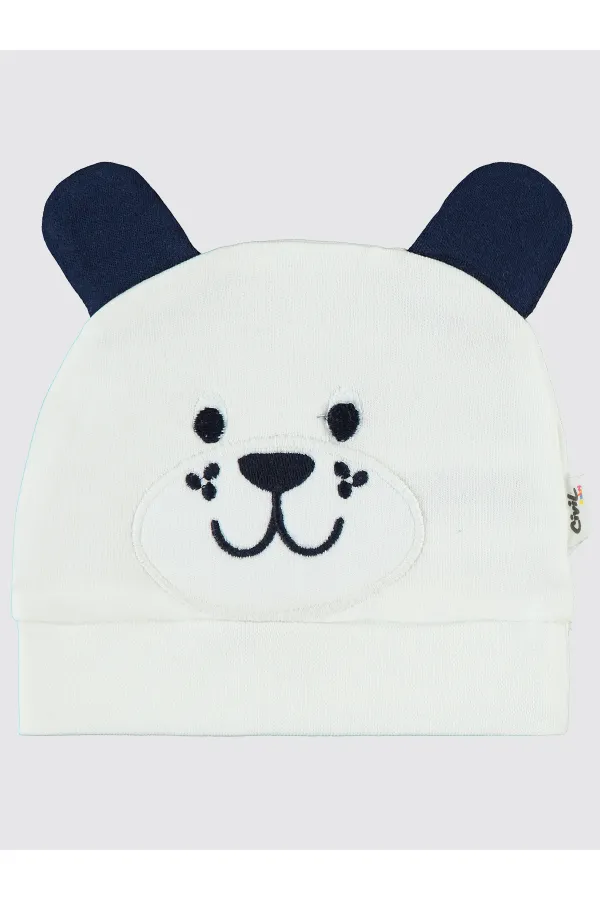 Bonnets, chapeaux et ensembles pour bébés 0-24 mois écru - Emballage