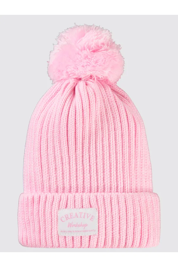 Chapeau et béret rose pour fille de 2 à 5 ans - Emballage