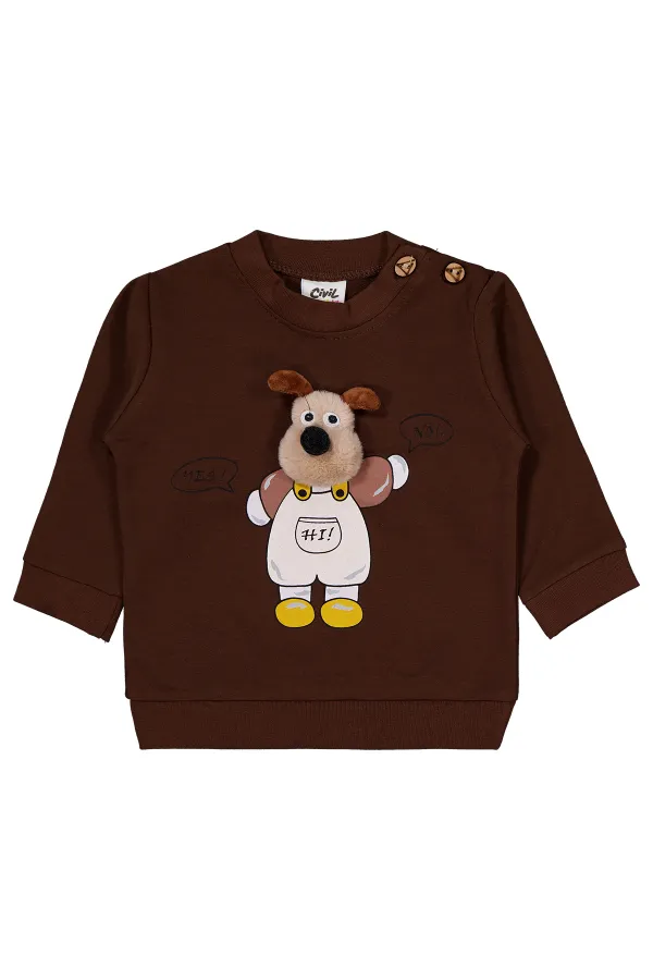 Bebek Takım 0-24 Ay Kahverengi - Paket