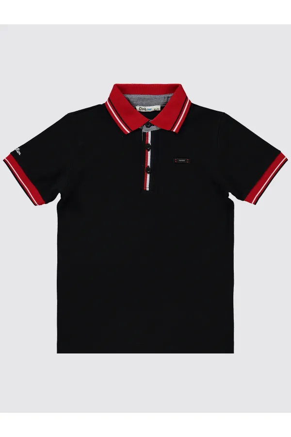 Lot de t-shirts noirs pour garçons de 6 à 9 ans