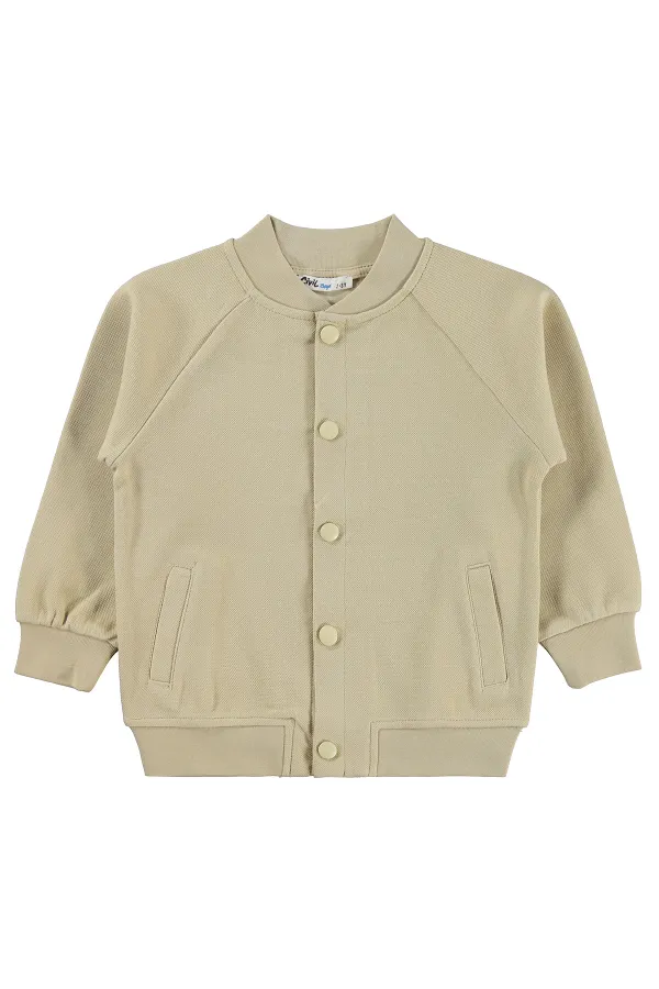 Erkek Çocuk Hırka 2-5 Yaş Vizon - Paket