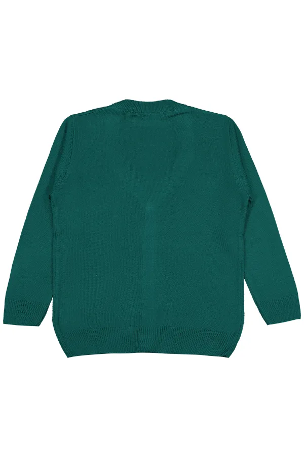 Gilet garçon vert 6-9 ans - Emballage