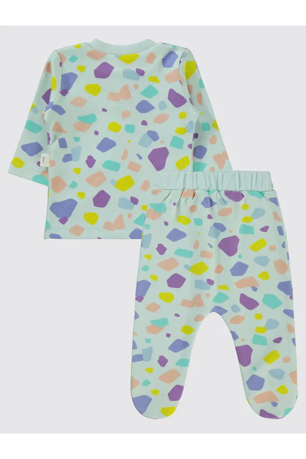 Baby Pajama Set 0-24 Months Mint - Package