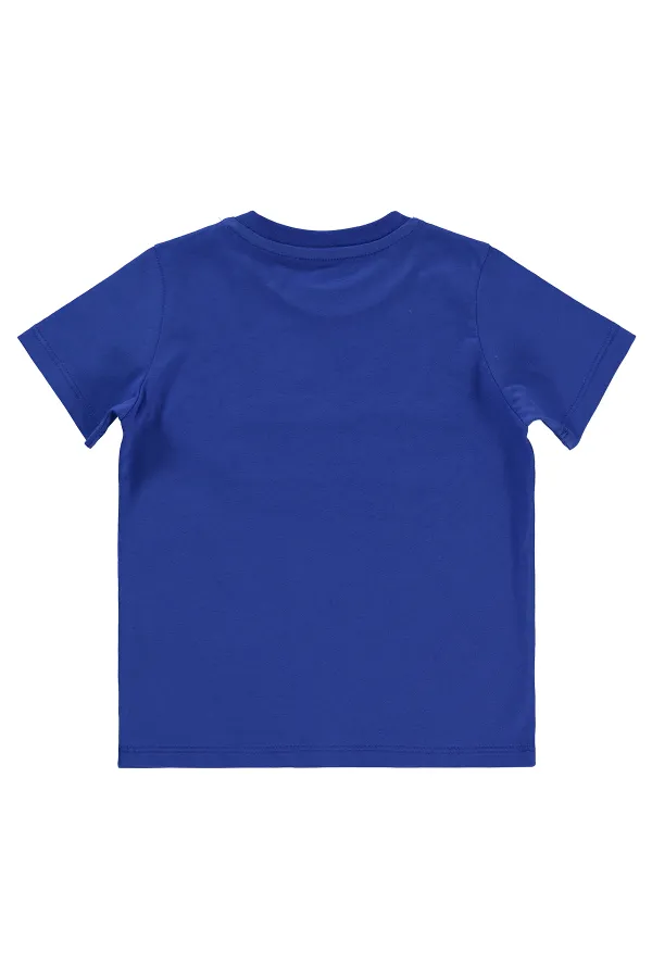 Boys T-Shirt 2-5 Years Old Light Navy Blue - Package