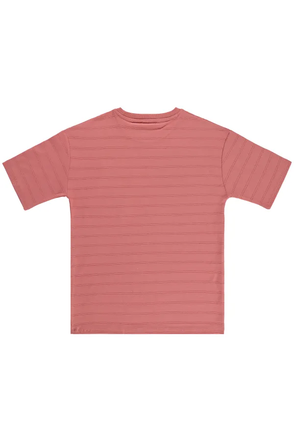 T-shirt garçon, 10-13 ans, rose pâle - Lot T-shirt garçon, 10-13 ans, rose pâle - Lot