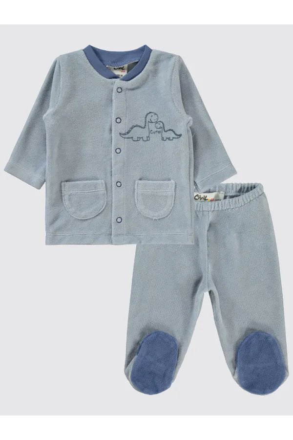 Baby Pajama Set 0-24 Months Indigo - Package
